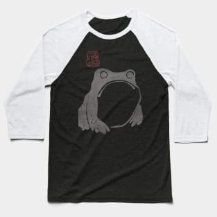 Grumpy Frog Grey - Matsumoto Hoji Baseball T-Shirt